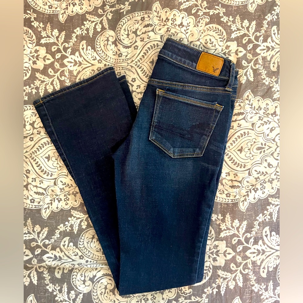 American eagle super stretch skinny kick jeans